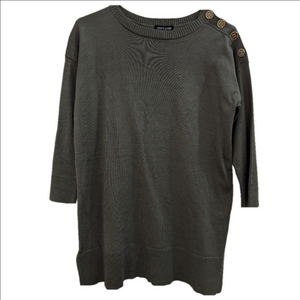 NWT Cable & Gauge Long Knit Shoulder-Button Sweater Tunic